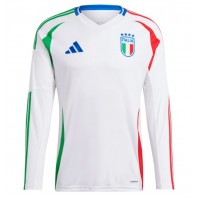 Echipament fotbal Italia Tricou Deplasare European 2024 maneca lunga